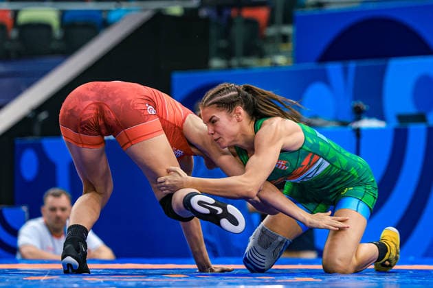 U17, U 17 Wrestling World Championships 53kg WW - Mariia Zhytovoz (HUN) df. Zuzanna Sokolowska (POL) *** U17 Wrestling World Championships, 53 kg, Women s Weight Class: Mariia Zhytovoz (HUN) defeated Zuzanna Sokolowska (POL) Copyright: xUnitedxWorldxWrestlingx xAmirrezx UWW-U17-WC-BAKU-2026