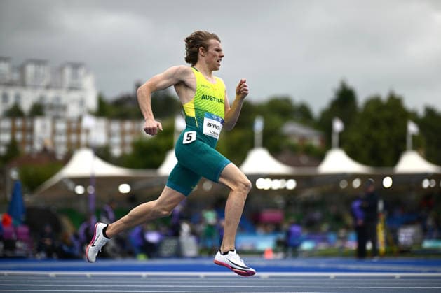 COM26 ATHLETICS, Tom Reynolds of Australia competes in the Men s 400m Semi-Finals during the Glasgow 2026 Commonwealth Games at Scotstoun Stadium in Glasgow, Scotland, Thursday, July 30, 2026. ( NO ARCHIVING, EDITORIAL USE ONLY Glasgow United Kingdom  Copyright: xJOELxCARRETTx 20260730154955246911