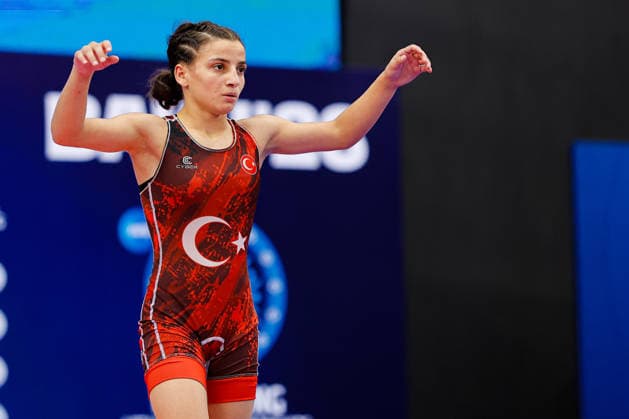 U17, U 17 Wrestling World Championships 40kg WW - Sirin Askara (TUR) *** U17 Wrestling World Championships, 40 kg, WW: Sirin Askara (TUR) Copyright: xKostadinxAndonovx UWW-U17-WC-BAKU-2026