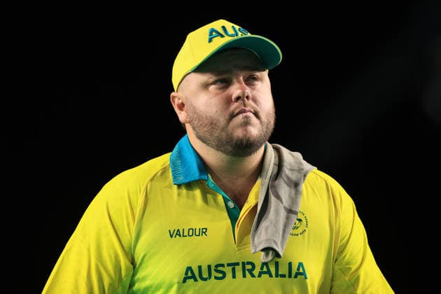 COM26 BOWLS, Aaron Teys of Australia looks on as Fiji play Australia in the Bowls Men s Pairs Sectional, Section D, Round 2 of the Glasgow 2026 Commonwealth Games at SEC Centre Hall 3 in Glasgow, Scotland, Thursday, July 30, 2026. ( NO ARCHIVING, EDITORIAL USE ONLY, AUSTRALIA ONLY Glasgow Scotland United Kingdom  Copyright: xSIMONxSTACPOOLEx 20260731138219880234