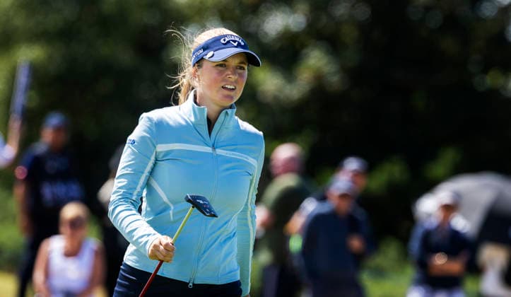 LYDHAM & ST ANNES, ENGLAND 20260730 Kajsa Arwefjäll during the first day of competition of the AIG Open at Royal Lydham & St Annes Golf Club LANCASHIRE ENGLAND x1019x *** LYDHAM ST ANNES, ENGLAND 20260730 Kajsa Arwefjäll on the first day of competition at the AIG Open at Royal Lydham St Annes Golf Club, LANCASHIRE, ENGLAND x1019x  Copyright: xChristerxHöglundx AIG WOMEN S OPEN GOLF