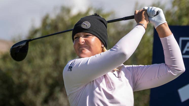 LYDHAM & ST ANNES, ENGLAND 20260730 Anna Nordqvist under den första tävlingsdagen av AIG Open pa Royal Lydham & St Annes Golf Club LANCASHIRE ENGLAND x1019x *** LYDHAM ST ANNES, ENGLAND 20260730 Anna Nordqvist on the first day of competition at the AIG Open at Royal Lydham St Annes Golf Club, LANCASHIRE, ENGLAND x1019x  Copyright: xChristerxHöglundx AIG WOMENS OPEN GOLF