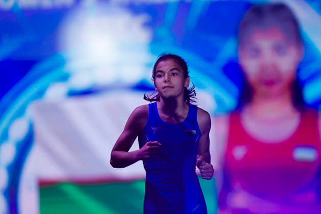 U17, U 17 Wrestling World Championships 43kg WW - Mukhlisa Masharipova (UZB) *** U17 Wrestling World Championships, 43 kg, Open Weight: Mukhlisa Masharipova (UZB)