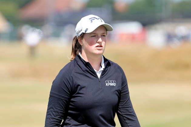 RECORD DATE NOT STATED 30th July 2026; Royal Lytham and St Annes Golf Club, Lytham St Annes, Lancashire, England; AIG Womens Open Championship Golf Day One; Lottie Woad (ENG) shot a 2 under par 69 to leave her tucked in behind the clubhouse leaders AlanxMartin