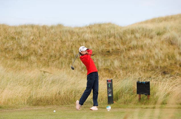 REPRO FREE *PRESS RELEASE NO REPRODUCTION FEE* EDITORIAL USE ONLY AIG Irish Women s & Girl s Amateur Close, Enniscrone Golf Club, Bartragh 30 7 2026 Niamh O™Sullivan Niamh O™Sullivan 30 7 2026  Copyright: xx ISS_7079
