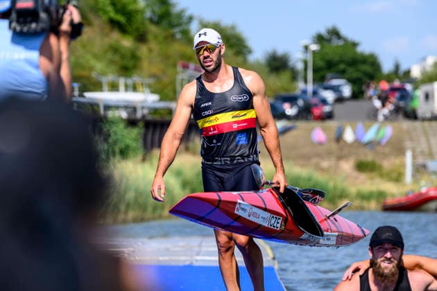 Czech Championships in Racice, July 30, 2026. K1 1000 m Men category. Winner Josef Dostal. (CTKxPhoto OndrejxHajek) CTKPhotoP2026073006117  CTKPhotoP2026073006117