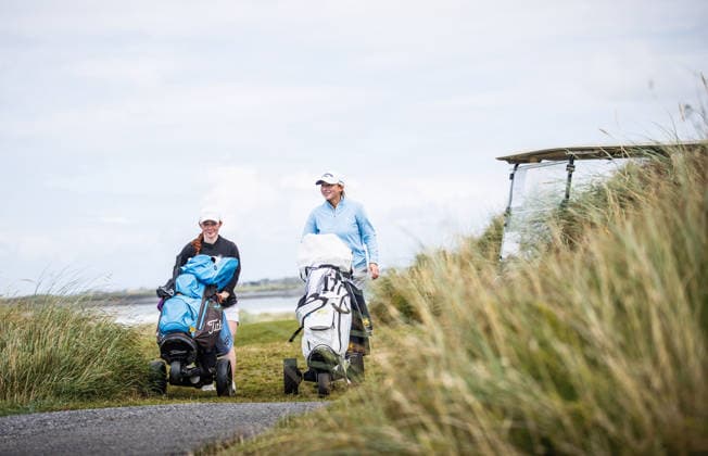 REPRO FREE *PRESS RELEASE NO REPRODUCTION FEE* EDITORIAL USE ONLY AIG Irish Women s & Girl s Amateur Close, Enniscrone Golf Club, Bartragh 30 7 2026 Kayleigh Mulholland and Hannah Lee-McNamee Kayleigh Mulholland and Hannah Lee-McNamee 30 7 2026  Copyright: xx ISS_7213