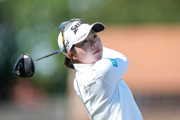 LYTHAM, ENGLAND - JULY 30: Fuka Suga (JPN) plays from the 2nd tee during Round 1 at the 50th AIG Women™s Open Championship at the Royal Lytham and St Anne™s Golf Club, Lytham on July 30, 2026 in Lancashire, England The 50th AIG Women™s Open Championship