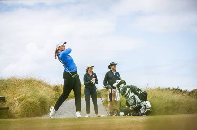 REPRO FREE *PRESS RELEASE NO REPRODUCTION FEE* EDITORIAL USE ONLY AIG Irish Women s & Girl s Amateur Close, Enniscrone Golf Club, Bartragh 30 7 2026 Anna Dawson Anna Dawson 30 7 2026  Copyright: xx ISS_7360