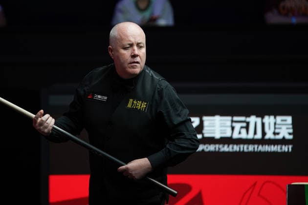 SHANGHAI, CHINA - JULY 30: John Higgins of Scotland reacts in the Quarterfinal match against Judd Trump of England on Day 4 of the 2026 Snooker Shanghai Masters at Luwan Gymnasium on July 30, 2026 in Shanghai, China.  Copyright: xTaixChengzhex 111657296926