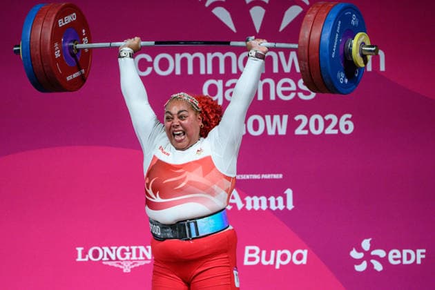 July 30, 2026, Glasgow, Scotland: Emily CAMPBELL of England takes a world record in the Womens +86kg weightlifting.2026 Glasgow Commonwealth Games at Armadillo, Glasgow, Scotland on Thursday 30 July 2026. Glasgow Scotland - ZUMAr144 20260730_zap_r144_004 Copyright: xJaynexRussellx