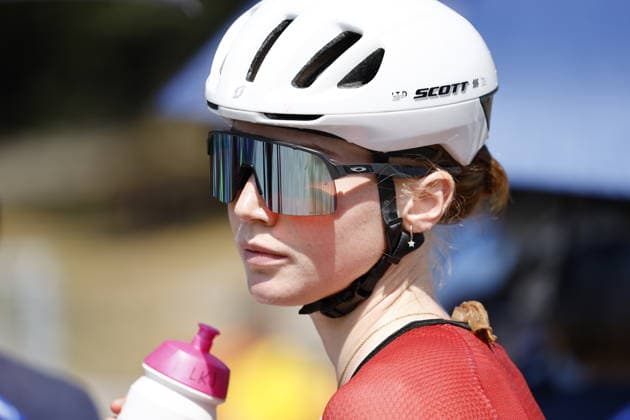 30.07.2026, Monteceneri, Monte Ceneri, 2026 UEC MTB European Championship, EM, Europameisterschaft XCC Women U23 s Final (cross country short track) Lisa Kristine Jorde 3 (NOR) focusing before the race Monteceneri Monte Ceneri Ticino Switzerland *** July 30, 2026, Monteceneri, Monte Ceneri, 2026 UEC MTB European Championship XCC Women U23 Final, cross-country short track: Lisa Kristine Jorde (3, NOR) concentrating before the race; Monteceneri, Monte Ceneri, Ticino, Switzerland Copyright: xJustPictures.ch FrancescoxMinghettix jp-en-FrMi-_NG_1242
