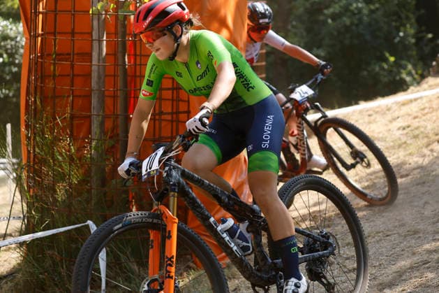 30.07.2026, Monteceneri, Monte Ceneri, 2026 UEC MTB European Championship, EM, Europameisterschaft XCC Women U23 s Final (cross country short track) MaruÅ¡a Tereza Å erkezi 10 (SLO) and Sirin Städler 24 (SUI) Monteceneri Monte Ceneri Ticino Switzerland *** July 30, 2026, Monteceneri, Monte Ceneri, 2026 UEC MTB European Championship XCC Women U23 Final—Cross Country Short Track—Maruöa Tereza äerkezi 10 SLO and Sirin Städler 24 SUI—Monteceneri, Monte Ceneri, Ticino, Switzerland Copyright: xJustPictures.ch FrancescoxMinghettix jp-en-FrMi-_NG_1411