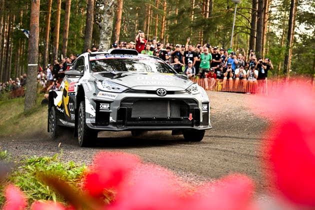 LKS 20260730 Finnish driver Jari-Matti Latvala and his co-driver Juho Hänninen drive during the special stage Harju 1 at the WRC, Motorsport Rallye, WM Rally Finland in Jyväskylä, Finland on July 30, 2026. - RONI REKOMAA Jyväskylä Finland x6k-8qE6LPY  Copyright: xRonixRekomaax x6k-8qE6LPY