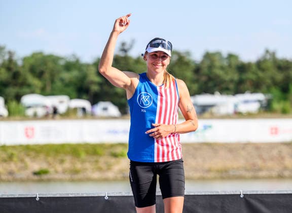 Czech Championships in Racice, July 30, 2026. C1 500 m Women category. Winner Denisa Rahova. (CTKxPhoto OndrejxHajek) CTKPhotoP2026073007172  CTKPhotoP2026073007172