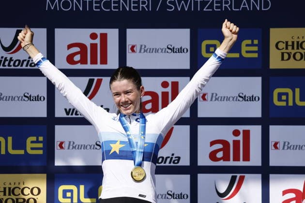 30.07.2026, Monteceneri, Monte Ceneri, 2026 UEC MTB European Championship, EM, Europameisterschaft XCC Women U23 s Final (cross country short track) Lea Huber 16 (SUI) 1st place, European Champion and gold medal Monteceneri Monte Ceneri Ticino Switzerland *** July 30, 2026, Monteceneri, Monte Ceneri, 2026 UEC MTB European Championship XCC Women U23 Final, cross-country short track: Lea Huber (16, SUI) took 1st place, becoming European Champion and winning the gold medal. Monteceneri, Monte Ceneri, Ticino, Switzerland Copyright: xJustPictures.ch FrancescoxMinghettix jp-en-FrMi-_NG_1647