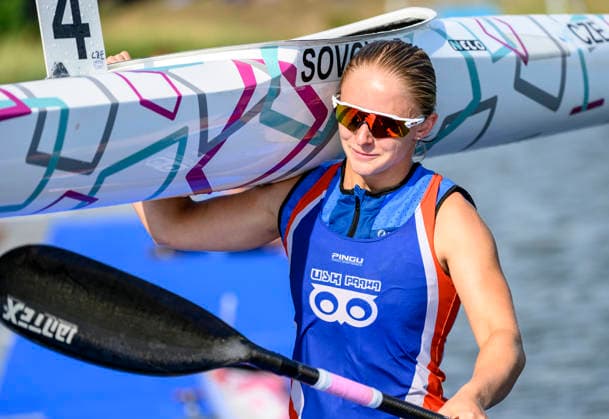Czech Championships in Racice, July 30, 2026. K1 500 m Women category. Barbora Sovova. (CTKxPhoto OndrejxHajek) CTKPhotoP2026073007368  CTKPhotoP2026073007368