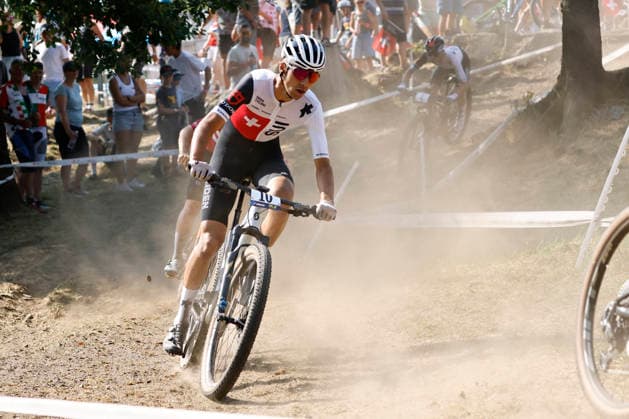 30.07.2026, Monteceneri, Monte Ceneri, 2026 UEC MTB European Championship, EM, Europameisterschaft XCC Men U23 s Final (cross country short track) Khalid Sidahmed 10 (SUI) Monteceneri Monte Ceneri Ticino Switzerland *** July 30, 2026, Monteceneri, Monte Ceneri, 2026 UEC MTB European Championship XCC Men s U23 Final, Cross Country Short Track, Khalid Sidahmed 10 SUI, Monteceneri, Monte Ceneri, Ticino, Switzerland Copyright: xJustPictures.ch FrancescoxMinghettix jp-en-FrMi-_NG_1837