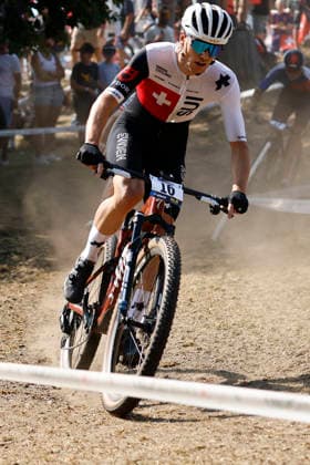 30.07.2026, Monteceneri, Monte Ceneri, 2026 UEC MTB European Championship, EM, Europameisterschaft XCC Men U23 s Final (cross country short track) Sven Gerig 16 (SUI) Monteceneri Monte Ceneri Ticino Switzerland *** July 30, 2026, Monteceneri, Monte Ceneri, 2026 UEC MTB European Championship XCC Men s U23 Final, Cross Country Short Track, Sven Gerig, 16, SUI, Monteceneri, Monte Ceneri, Ticino, Switzerland Copyright: xJustPictures.ch FrancescoxMinghettix jp-en-FrMi-_NG_1849