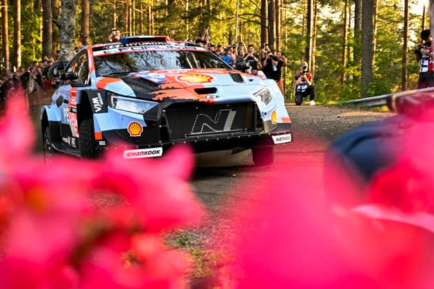 LKS 20260730 French driver Adrien Fourmaux and his co-driver Alexandre Coria drive during the special stage Harju 1 at the WRC, Motorsport Rallye, WM Rally Finland in Jyväskylä, Finland on July 30, 2026. - RONI REKOMAA Jyväskylä Finland 8nnVLLMCkfo  Copyright: xRonixRekomaax 8nnVLLMCkfo