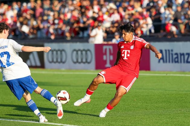 Skender Nuraj (FC Bayern Muenchen, 33), GER, FC Rottach-Egern vs. FC Bayern Muenchen, Fussball, Testspiel, Saison 2026 2027, 30.07.2026, GER, FC Rottach-Egern vs. FC Bayern Muenchen, Fussball, Testspiel, Saison 2026 2027, 30.07.2026 Rottach-Egern *** Skender Nuraj, FC Bayern Munich, 33, GER, FC Rottach Egern vs. FC Bayern Munich, Soccer, Friendly, 2026–2027 Season, July 30, 2026, GER, FC Rottach Egern vs. FC Bayern Munich, Soccer, Friendly, 2026–2027 Season, July 30, 2026, Rottach Egern Copyright: xEibner-Pressefoto JennixMaulx EP_JML