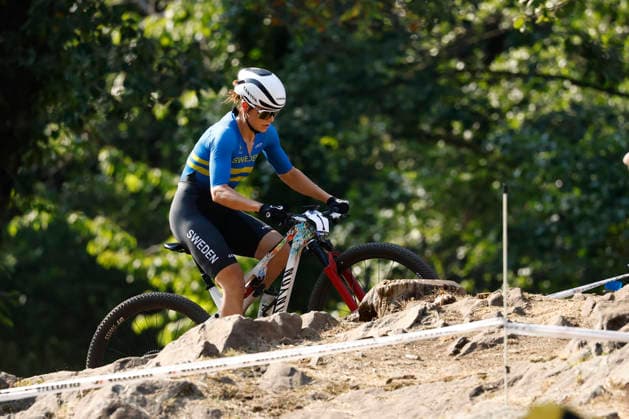 30.07.2026, Monteceneri, Monte Ceneri, 2026 UEC MTB European Championship, EM, Europameisterschaft XCC Women Elite s Final (cross country short track) Jenny Rissveds 1 (SWE) Monteceneri Monte Ceneri Ticino Switzerland *** July 30, 2026, Monteceneri, Monte Ceneri, 2026 UEC MTB European Championship XCC Women s Elite Final, cross-country short track: Jenny Rissveds 1 (SWE), Monteceneri, Monte Ceneri, Ticino, Switzerland Copyright: xJustPictures.ch FrancescoxMinghettix jp-en-FrMi-_NG_0131
