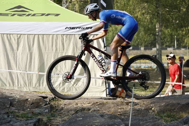 30.07.2026, Monteceneri, Monte Ceneri, 2026 UEC MTB European Championship, EM, Europameisterschaft XCC Women Elite s Final (cross country short track) AdÃ la Holubova 23 (CZE) Monteceneri Monte Ceneri Ticino Switzerland *** July 30, 2026, Monteceneri, Monte Ceneri, 2026 UEC MTB European Championship XCC Women s Elite Final, Cross Country Short Track, AdÃ la Holubova, 23, CZE, Monteceneri, Monte Ceneri, Ticino, Switzerland Copyright: xJustPictures.ch FrancescoxMinghettix jp-en-FrMi-_NG_0148