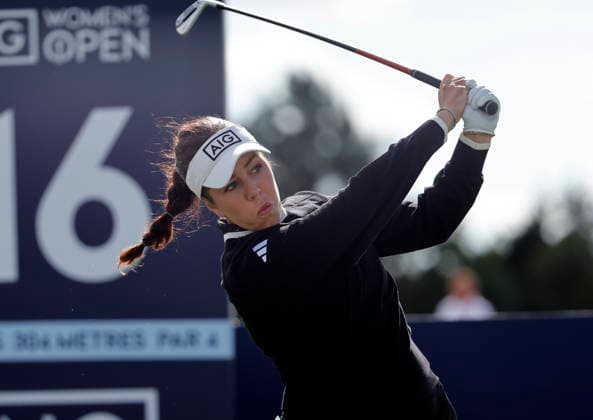 RECORD DATE NOT STATED 30th July 2026; Royal Lytham and St Annes Golf Club, Lytham St Annes, Lancashire, England; AIG Womens Open Championship Golf Day One; 2018 Champion Georgia Hall shot a 5 over-par 76 to leave her well behind the clubhouse leaders AlanxMartin