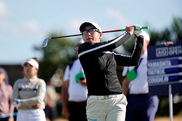 RECORD DATE NOT STATED 30th July 2026; Royal Lytham and St Annes Golf Club, Lytham St Annes, Lancashire, England; AIG Womens Open Championship Golf Day One; Jeeno Thitikul (THA) finished the day with a superb 7 under par 64 to leave her at the top of the leaderboard AlanxMartin