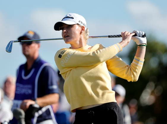 RECORD DATE NOT STATED 30th July 2026; Royal Lytham and St Annes Golf Club, Lytham St Annes, Lancashire, England; AIG Womens Open Championship Golf Day One; Charley Hull (ENG) shot a under two par 69 to leave her tucked in behind the leaders AlanxMartin