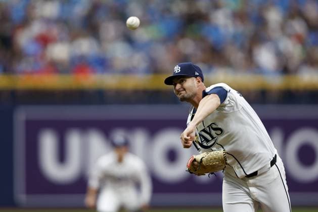 July 30, 2026, St. Petersburg, Florida, USA: Tampa Bay Rays pitcher Shane McClanahan (18) pitches against the Texas Rangers during the fourth inning on Thursday, July 30, 2026 in St. Petersburg. Florida News - July 30, 2026  - ZUMAs70_ 0863052631st Copyright: xLuisxSantanax