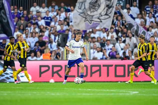 RSC Anderlecht v Hammarby IF - UEFA Europa League ANDERLECHT, BELGIUM - JULY 30 : Sikan Danylo forward of RSC Anderlecht in action during the UEFA Europa League 2026 27 second qualifying round second leg between RSC Anderlecht and Hammarby IF on July 30, 2026 in Anderlecht, Belgium, 30 07 2026 Anderlecht Belgium  Copyright: xTomasxSiskx