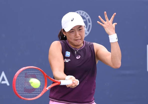 July 30, 2026, Washington, Illinois, USA: JANICE TJEN of Indonesia during the match against A. Kalinskaya in the second round of Mubadala Washington DC, USA. Washington USA - ZUMAc278 20260730_zsp_c278_044 Copyright: xMarcinxCholewinskix