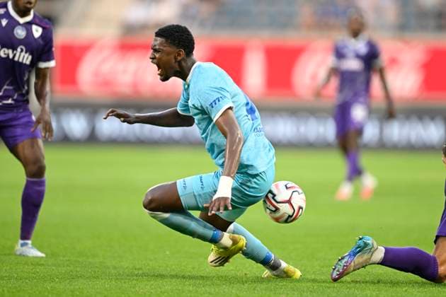 KAA Gent v LNZ Cherkasy - UEFA Conference League GENT, BELGIUM - JULY 30 : Vergara Josue forward of KAA Gent pictured during the UEFA Conference League 2026 27 second qualifying round second leg between KAA Gent and LNZ Cherkasy on July 30, 2026 in Gent, Belgium, 30 07 2026 Gent Belgium  Copyright: xNicoxVereeckenx