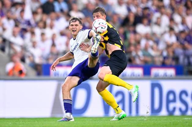 RSC Anderlecht v Hammarby IF - UEFA Europa League ANDERLECHT, BELGIUM - JULY 30 : Sikan Danylo forward of RSC Anderlecht in action during the UEFA Europa League 2026 27 second qualifying round second leg between RSC Anderlecht and Hammarby IF on July 30, 2026 in Anderlecht, Belgium, 30 07 2026 Anderlecht Belgium  Copyright: xTomasxSiskx