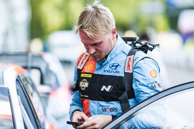 AUTO - WRC, Motorsport Rallye, WM - RALLY FINLAND 2026 LAPPI Esapekka, MÄLKÖNEN Enni, Hyundai i20 N Rally1, portrait during the 2026 Rally Finland, 10th round of the 2026 WRC World Rally Car Championship, from July 30 to August 2, 2026 at Jyvaskyla, Finland - JyvaskylaFinland  Copyright: xNikosxKatikisx