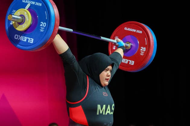 RECORD DATE NOT STATED 30th July 2026; Glasgow, Scotland; 2026 Commonwealth Games, Day Eight; Womens +86kg Weightlifting, Siti Aqilah Farhana Draman (MAS) in the snatch RogerxEvans