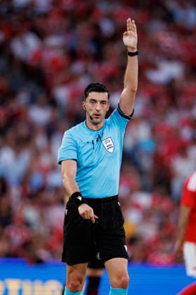 Florian Badstubner seen during UEFA Europa League qualifying game between teams of SL Benfica and St. Gallen (Maciej Rogowski Ball Raw Images PT) Lisbon Estadio Da Luz Portugal Copyright: xMaciejxRogowskix maciejrogowski_slbenfica_stgallen_2627-13