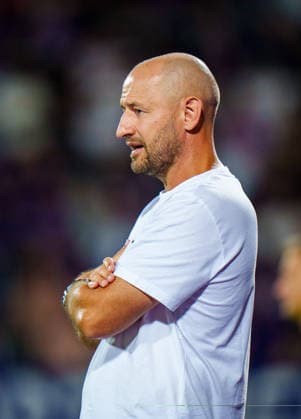 SOCCER - UEFA ECL, A.Wien vs Liepaja VIENNA,AUSTRIA,30.JUL.26 - SOCCER - UEFA Conference League, qualification, Austria Wien vs FK Liepaja. Image shows head coach Stephan Helm (A.Wien).  GEPAxpictures xEdgarxEisner