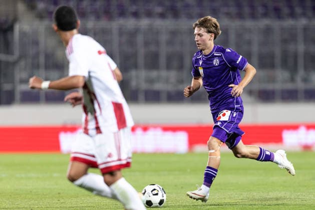 SOCCER - UEFA ECL, A.Wien vs Liepaja VIENNA,AUSTRIA,30.JUL.26 - SOCCER - UEFA Conference League, qualification, Austria Wien vs FK Liepaja. Image shows Hasan Deshishku (A.Wien).  GEPAxpictures xArminxRauthner