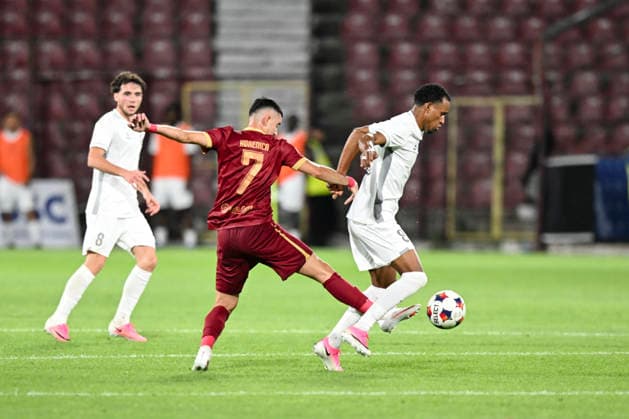 ROU, Cluj-Napoca: CFR Cluj goes against FC Alashkert The match counting for the Second Qualifying Round of UEFA Conference League was disputed on July 30th 2026 on Dr. Constantin Radulescu Copyright: xAncaxTepeix
