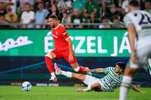 Budapest , 30-07-2026 , Groupama Arena , season 2026 2027 , UEFA Europa League play-off football , match between Ferencvarosi TC and FC Twente , picture shows FC Twente player Marko Pjaca Ferencvarosi - Twente  x205336916x Copyright: