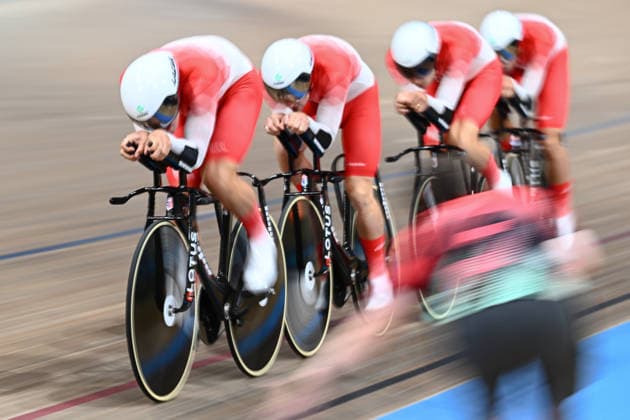 Glasgow 2026 Commonwealth Games Picture by Alex Whitehead SWpix.com - 30 07 2026 - Glasgow 2026 Commonwealth Games - Track cycling, Rad, Radsport, Bahnrad, Bahn and Para Track Cycling - Sir Chris Hoy Velodrome, Glasgow, Scotland - Men s 4000m Team Pursuit - For Gold - Henry Hobbs, Charlie Tanfield, William Tidball, Ethan Vernon of England Glasgow Sir Chris Hoy Velodrome Scotland Copyright: x xSWpix.comx(t axPhotographyxHubxLtd)xAlexxWhitehead SWpix.comx SWP-3030-16279