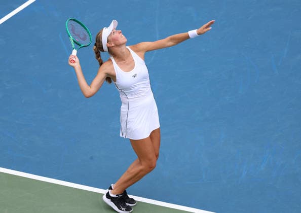 July 30, 2026, Washington, Illinois, USA: MAGDALENA FRECH of Poland during the match against J. Pegula of USA in the second round of Mubadala Washington DC, USA. Washington USA - ZUMAc278 20260730_zsp_c278_056 Copyright: xMarcinxCholewinskix