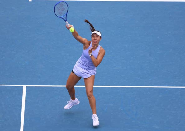 July 30, 2026, Washington, Illinois, USA: JESSICA PEGULA of USA during the match against M. Frech of Poland in the second round of Mubadala Washington DC, USA. Tennis: Mubadala DC Open - Jessica Pegula  - ZUMAc278 20260730_zsp_c278_057 Copyright: xMarcinxCholewinskix