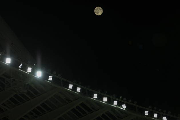 Panathinaikos F.C. v Paksi FC UEFA Europa Conference League Full moon over the Olympic Stadium during the match between Panathinaikos F.C. and Paksi FC during the UEFA Europa Conference League match at the Olympic Stadium (Greece), Marousi 30 07 2026 UK Newspapers OUT Copyright: xYannisxHalasx FIL-23688-0063