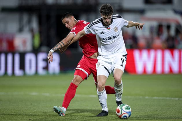 Football - UEFA Europa League - Second qualifying round - PFC CSKA - Qarabag FK - 30.07.2026 Bence Varkonyi and Leandro Godoy Copyright: xYulianxTodorovx