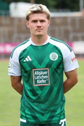 30.07.2026, xrekx, Fussball Regionalliga Suedwest, FC Homburg - Fototermin Saison 2026 27 v.l. Frederik Schumann (FC 08 Homburg) (DFL DFB REGULATIONS PROHIBIT ANY USE OF PHOTOGRAPHS as IMAGE SEQUENCES and or QUASI-VIDEO) Homburg *** July 30, 2026, xrekx, Regional League Southwest Soccer, FC Homburg Photo Op, 2026–27 Season, from left: Frederik Schumann, FC 08 Homburg. DFL and DFB regulations prohibit any use of photographs as image sequences and or quasi-video. Homburg
