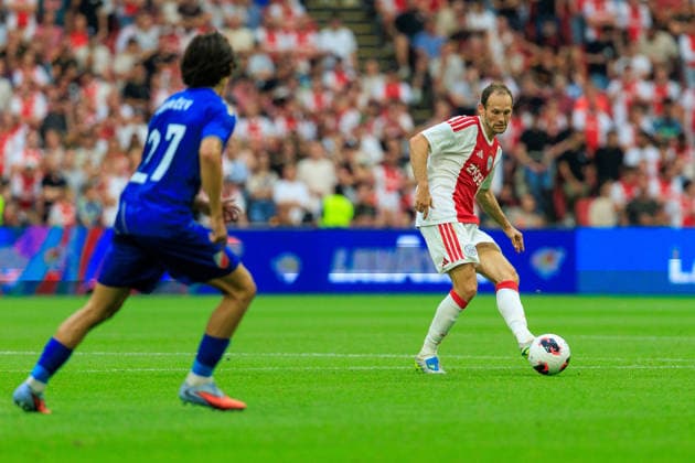 AFC Ajax v FK Vojvodina - UEFA Conference League AMSTERDAM, NETHERLANDS - JULY 30: Daley Blind of AFC Ajax during the UEFA Conference League match between AFC Ajax and FK Vojvodina at Johan Cruijff Arena on July 30, 2026 in Amsterdam, Netherlands. Amsterdam Johan Cruijff Arena Netherlands Content not available for redistribution in The Netherlands directly or indirectly through any third parties. Copyright: xMarcelxvanxPlateringenx