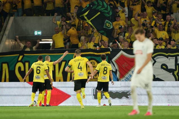 2026.07.30 Katowice Pilka Nozna Liga Konferencji UEFA II Runda Kwalifikacji GKS Katowice - MSK Zilina N z Adam Zrelak radosc Foto PressFocus 2026.07.30 Katowice Football UEFA Conference League Second Qualifying Round GKS Katowice - MSK Zilina Adam Zrelak radosc Credit: PressFocus NEWSPIX.PL --- newspix.pl POLAND OUT! 